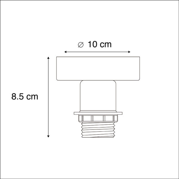 Plafondlamp wit - Combi - Afbeelding 3