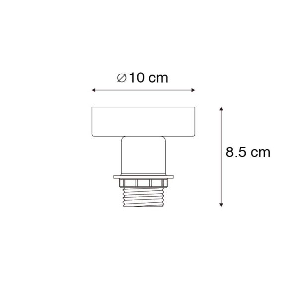 Plafondlamp wit - Combi - Afbeelding 3