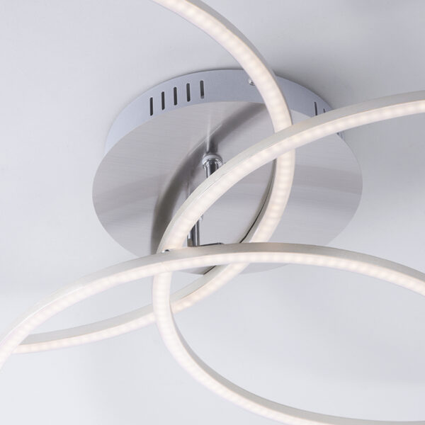 Plafondlamp wit incl. LED en dimbaar 3-lichts - Julka - Afbeelding 2