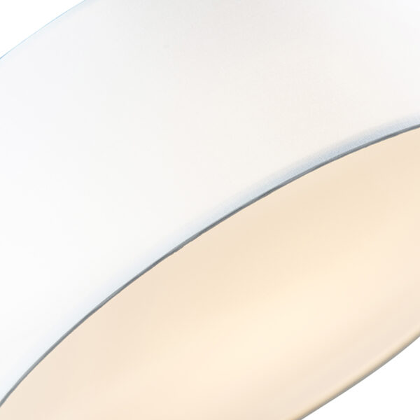 Plafondlamp wit 30 cm incl. LED - Drum LED - Afbeelding 2