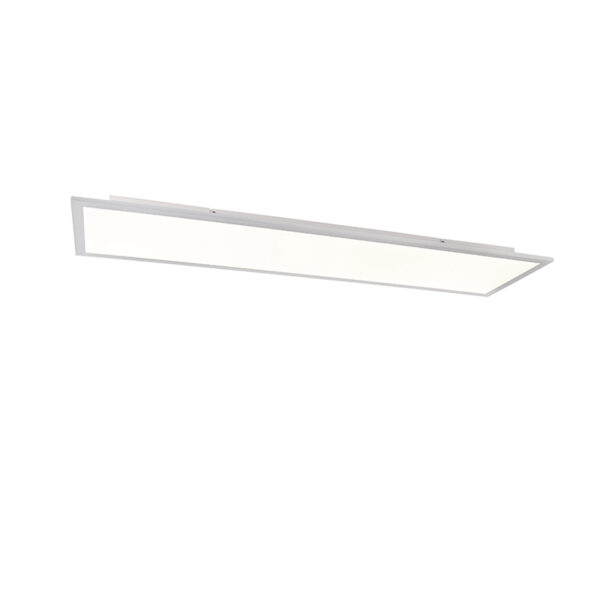 plafondlampen Plafondlamp wit 120 cm incl. LED Liv KunststofStaal Staal zorgt voor verlichting die altijd naar wens is. Hij is gemaakt van staal met kunststof