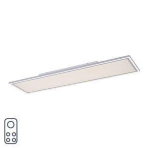 plafondlampen Plafondlamp wit 121 cm incl. LED 2700 5000K Luntani AluminiumKunststof Wit is een stijlvolle plafondlamp die ook geschikt als Zijn strakke vorm