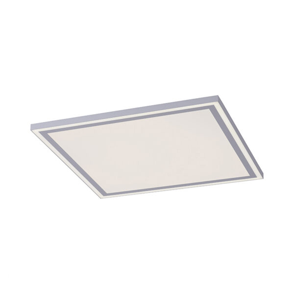 plafondlampen Plafondlamp wit 46 cm incl. LED 2700 5000K Luntani AluminiumKunststof Wit is een stijlvolle plafondlamp die ook geschikt als Zijn strakke vorm
