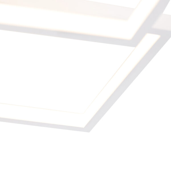 Plafondlamp wit incl. LED 3 staps dimbaar 4-lichts - Lejo - Afbeelding 2