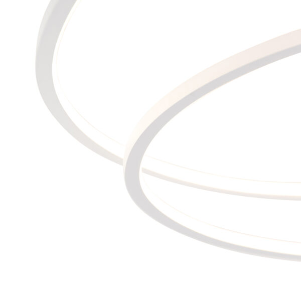 Plafondlamp wit 78 cm incl. LED 3 staps dimbaar - Rowin - Afbeelding 2