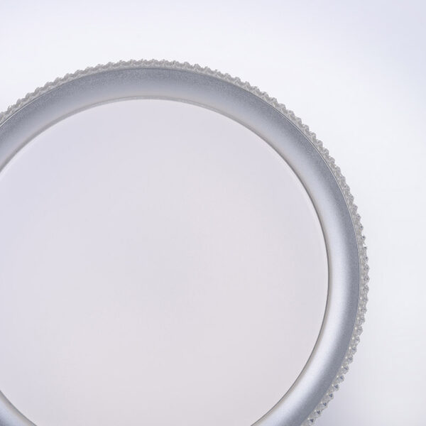 Plafondlamp zilver 40 cm incl. LED 3-staps dimbaar - Wendy - Afbeelding 2