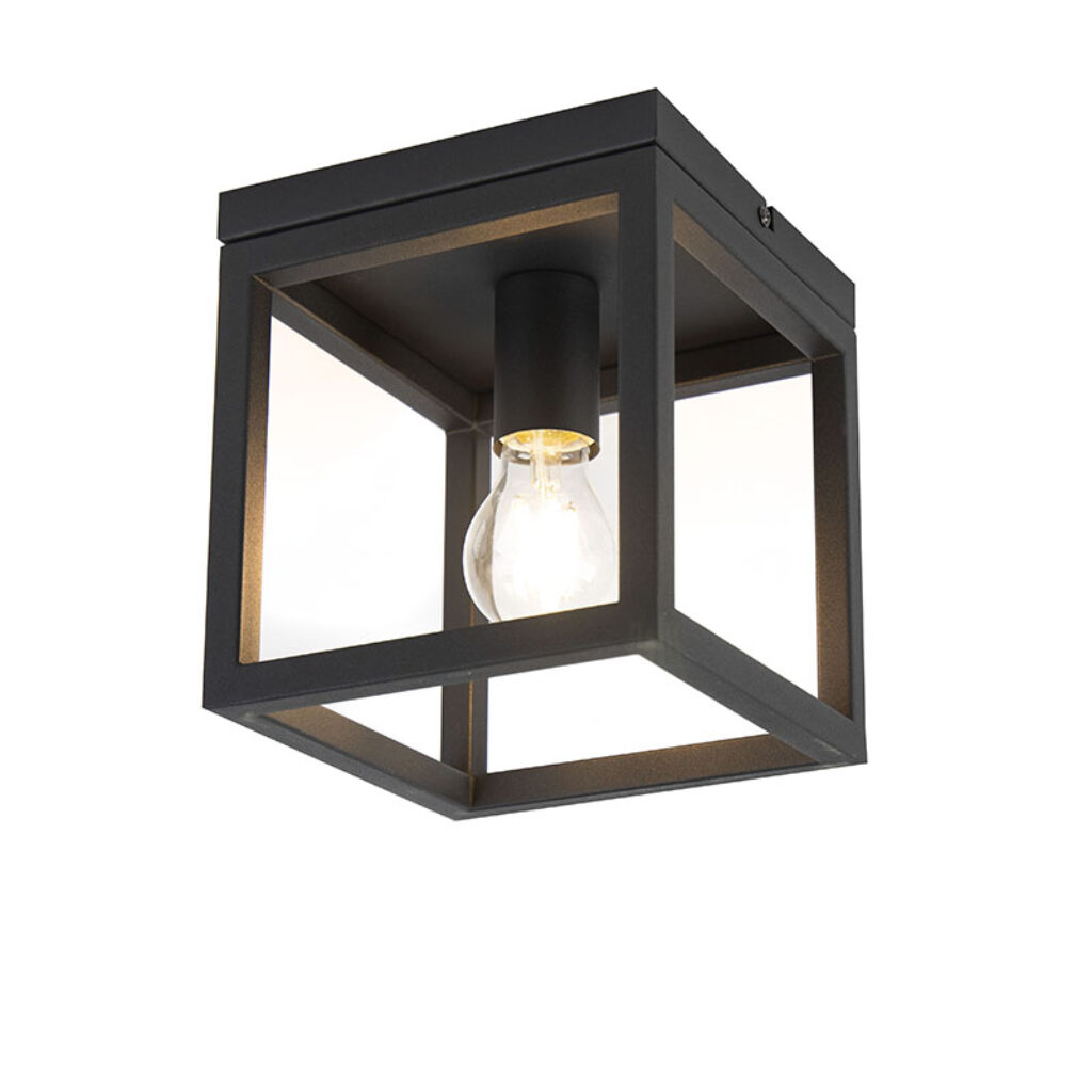 plafondlampen plafondlamp zwart Cage 1 Staal Zwart Lekker luchtig ontwerp met een sterk minimalistisch beeld kies je ook voor deze stijlvolle Jouw woning of