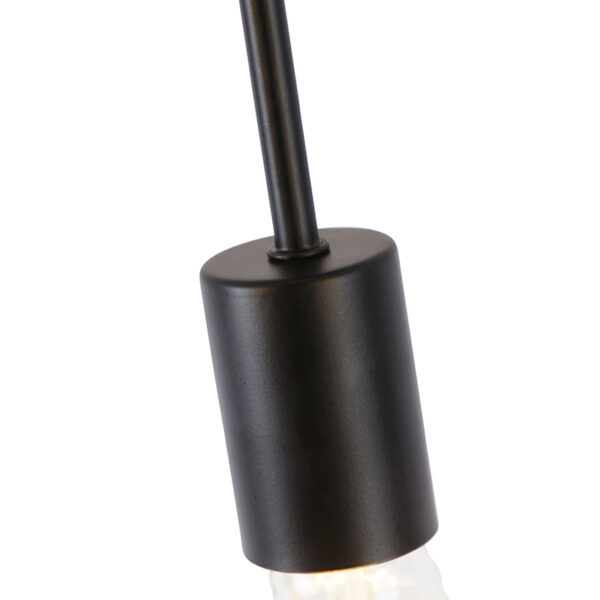 Plafondlamp zwart 3-lichts incl. G95 kopspiegel - Sputnik - Afbeelding 2
