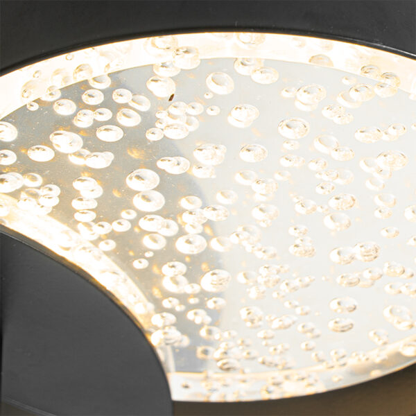Plafondlamp zwart 42 cm incl. LED 3-staps dimbaar - Patrick - Afbeelding 2