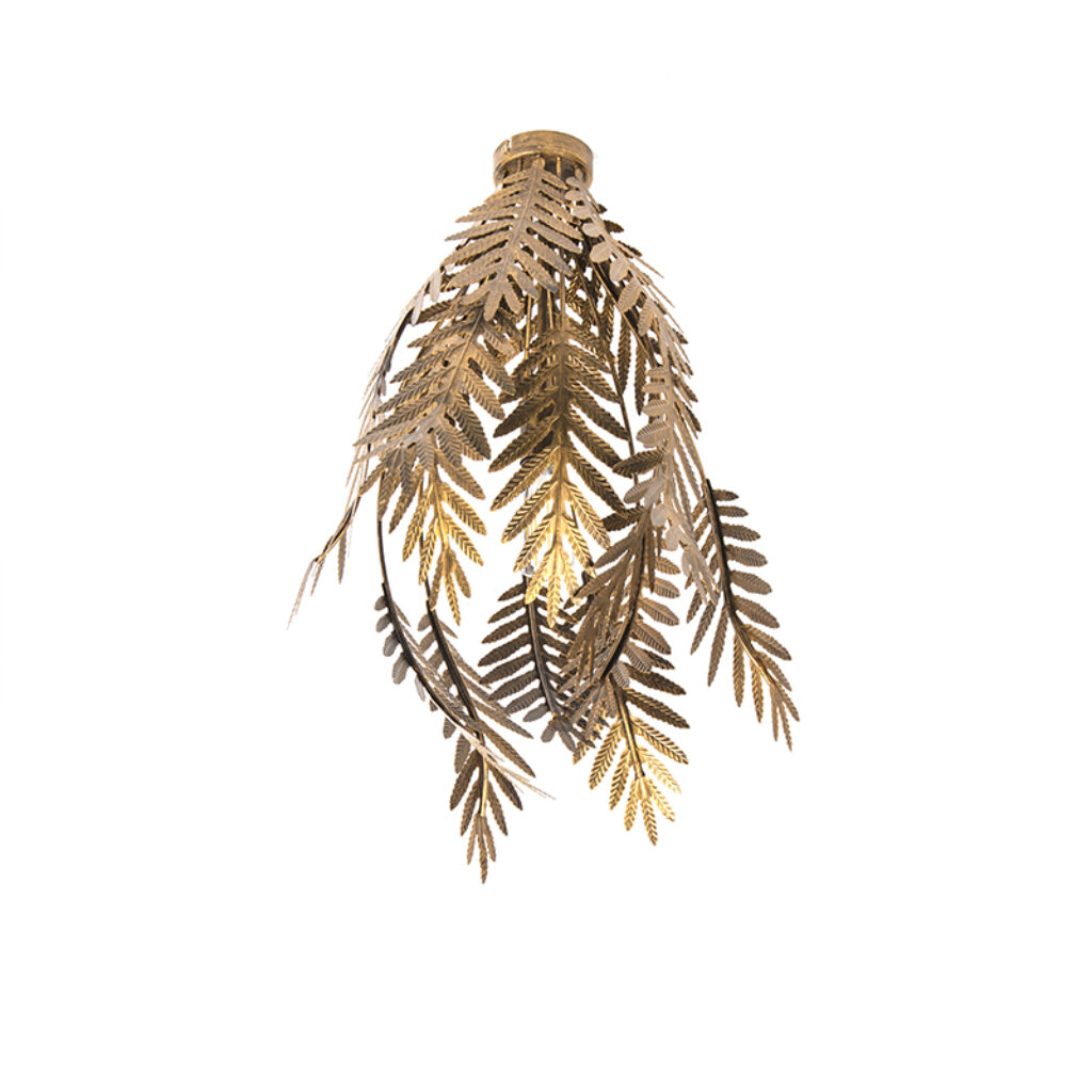 plafondlampen Vintage plafondlamp large goud Botanica Metaal Deze komt uit de serie Botanica. is helemaal volgens laatste trend en combineert botanische