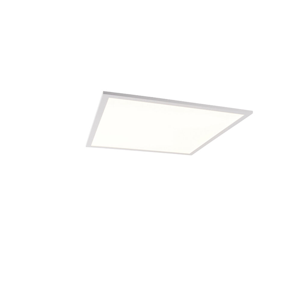 plafondlampen wit incl. LED en dimmer met afstandsbediening Liv KunststofStaal Wit Plafondlamp is erg modern strak door zijn vormgeving materiaalgebruik. Hij