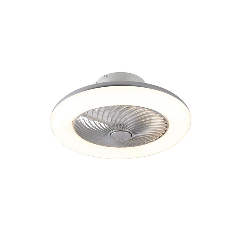 plafondventilator Design zilver dimbaar Clima AluminiumKunststofStaal Zilver Sfeerverlichting functionele verlichting of deze uitvoering van de heeft het