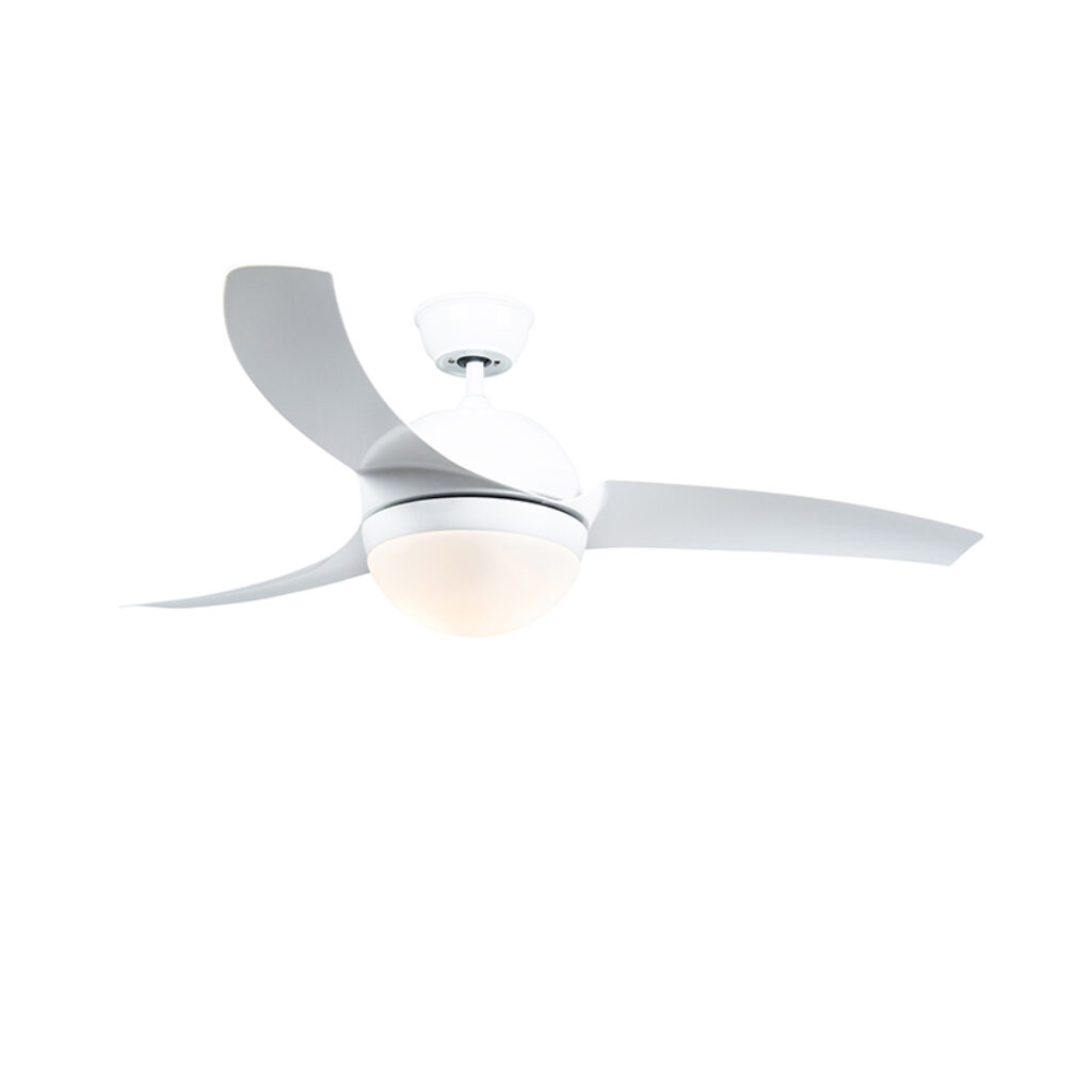 plafondventilator Plafondventilator wit met afstandsbediening Bora 52 GlasKunststofStaal Wit Houd het hoofd koel deze prachtige ventilator Geniet van de frisse
