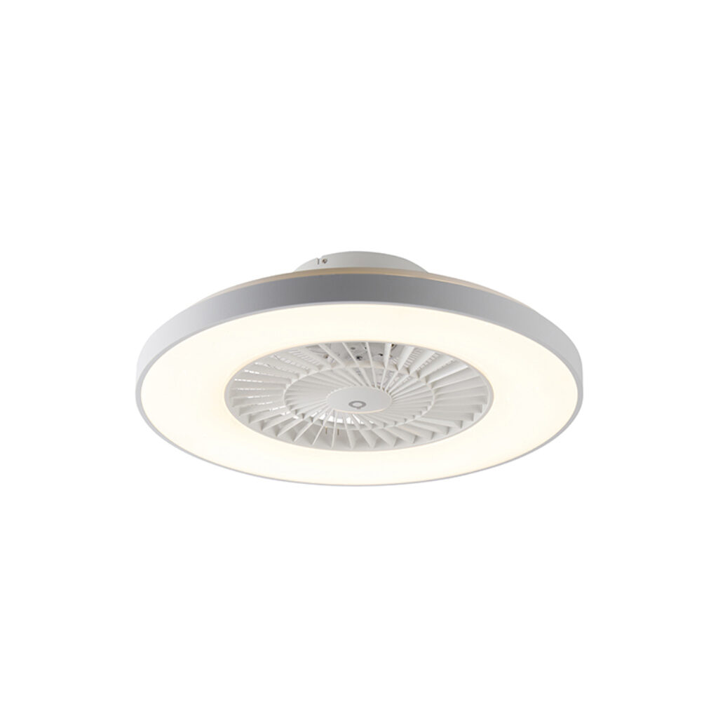 plafondventilator Plafondventilator wit met stereffect dimbaar Climo AluminiumKunststofStaal Wit Deze design is super Hij zorgt niet alleen voor een fris windje