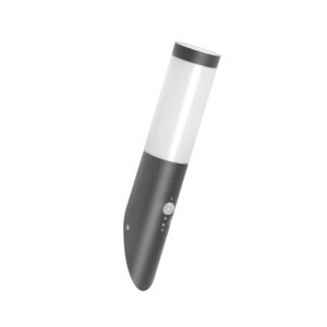 sensorlampen Moderne buitenwandlamp donker grijs bewegingssensor IP44 Rox Roestvrij staal Donkergrijs Met buitenlamp versier je met gemak jouw tuinmuren. De