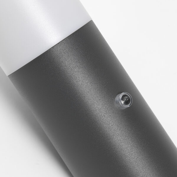 Moderne buitenwandlamp donker grijs licht-donker sensor IP44 - Rox - Afbeelding 2