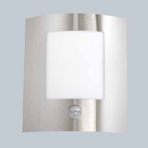 Moderne buitenwandlamp staal bewegingssensor IP44 - Emmerald 1 - Afbeelding 2