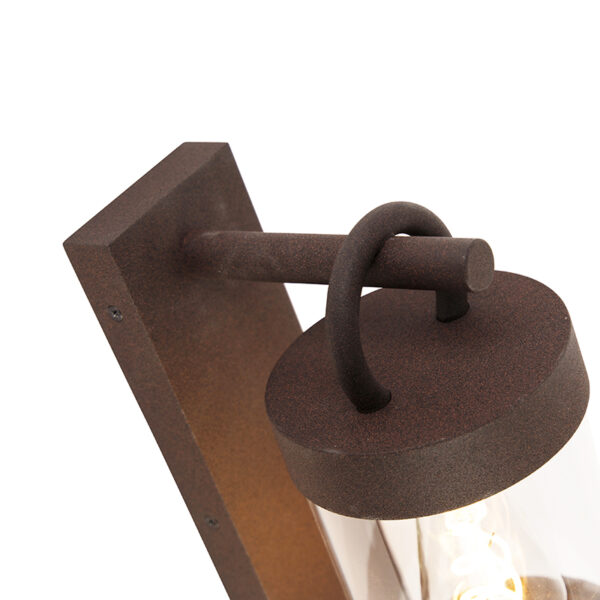 Ruben Buiten wandlamp roestbruin IP44 bewegingsmelder - Afbeelding 2