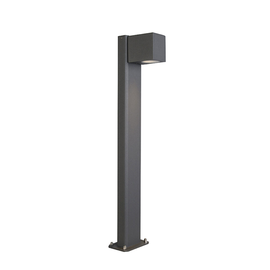 staande buitenlampen buitenlamp antraciet 65 cm IP44 Baleno AluminiumGlas Donkergrijs De is een echte eyecatcher in je tuin. Doordat het licht van boven recht