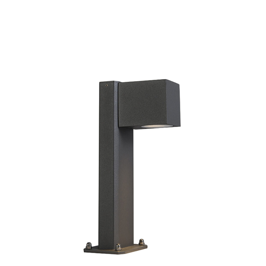 staande buitenlampen buitenlamp antraciet 30 cm IP44 Baleno AluminiumGlas Donkergrijs De is een echte eyecatcher in je tuin. Doordat het licht van boven recht