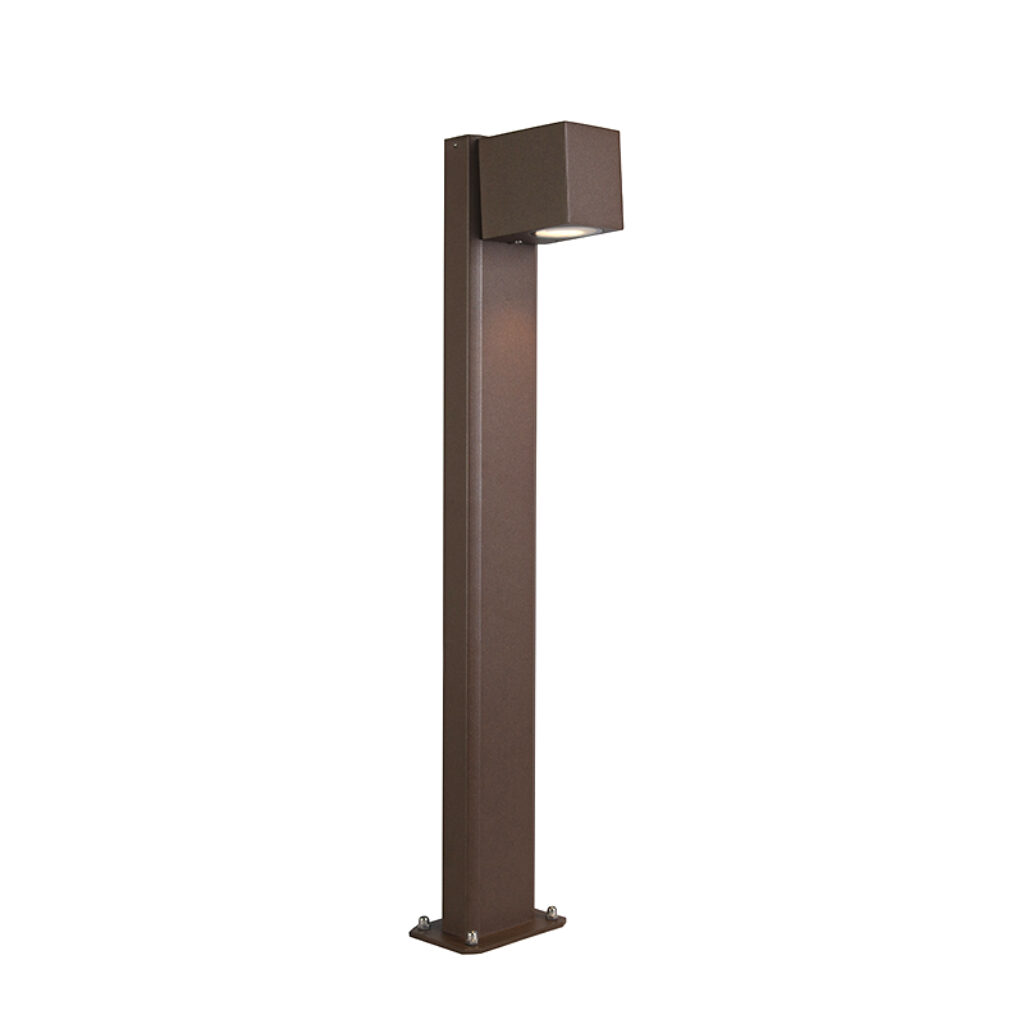 staande buitenlampen buitenlamp roestbruin 65 cm IP44 Baleno AluminiumGlas Roestbruin De is een echte eyecatcher in je tuin. Doordat het licht van boven recht