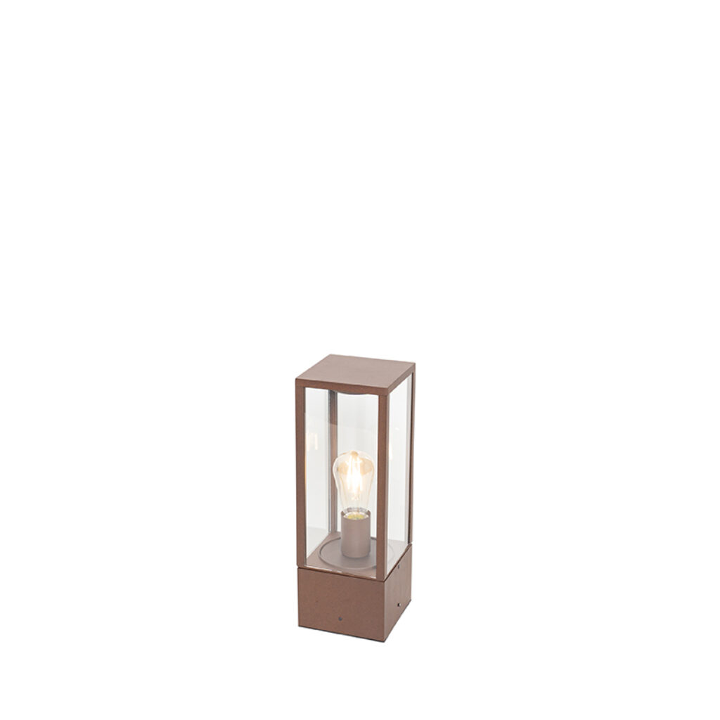 staande buitenlampen buitenlamp roestbruin 40 cm IP44 Charlois AluminiumGlas Roestbruin Wat een leuke aanwinst voor in de tuin deze Charlois. Hij maakt indruk