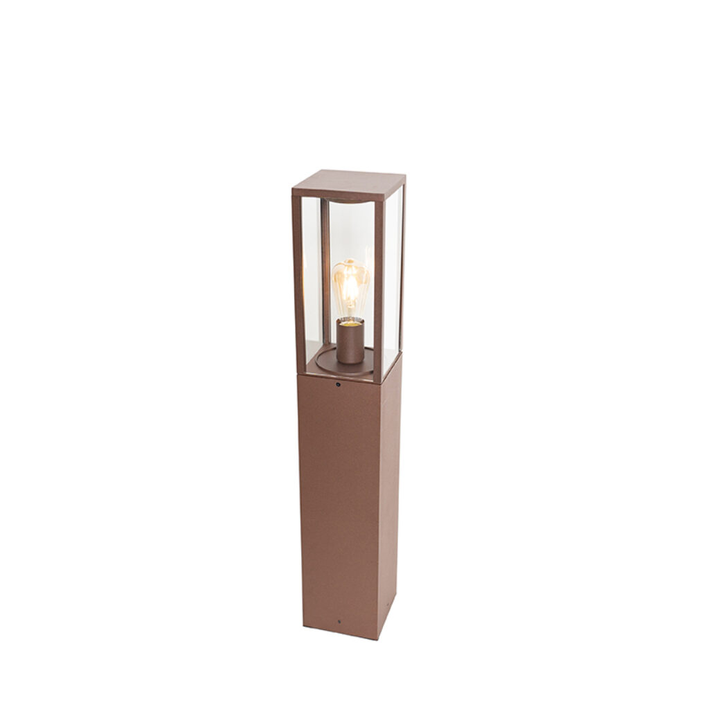 staande buitenlampen buitenlamp roestbruin 80 cm IP44 Charlois AluminiumGlas Roestbruin Wat een leuke aanwinst voor in de tuin deze Charlois. Hij maakt indruk
