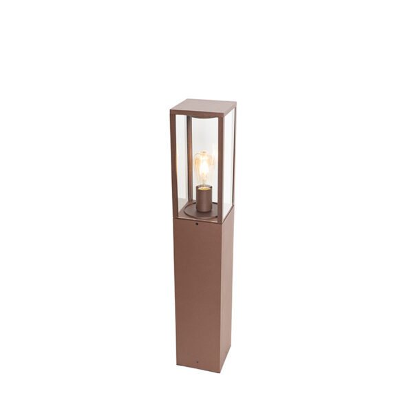 staande buitenlampen buitenlamp roestbruin 80 cm IP44 Charlois AluminiumGlas Roestbruin Wat een leuke aanwinst voor in de tuin deze Charlois. Hij maakt indruk