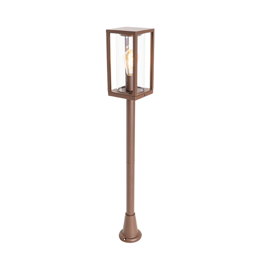 staande buitenlampen buitenlamp roestbruin 100 cm IP44 Charlois AluminiumGlas Roestbruin Wat een leuke aanwinst in de tuin deze Charlois. Hij maakt indruk met