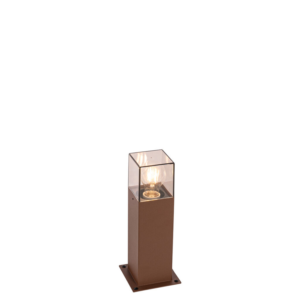 staande buitenlampen buitenlamp 30 cm roestbruin IP44 Denmark AluminiumKunststof Roestbruin