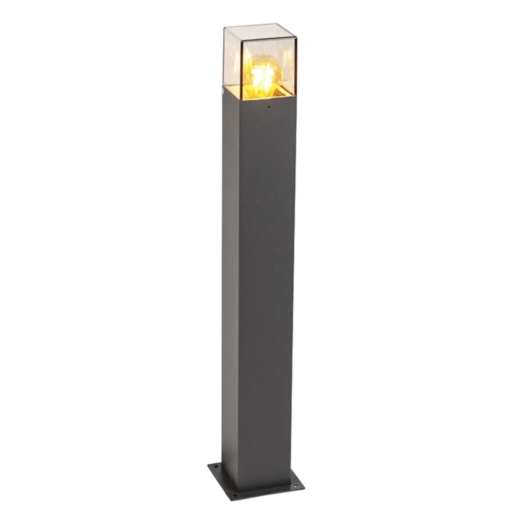 staande buitenlampen Denmark Moderne buitenlamp 70 cm antraciet IP44 AluminiumKunststof Donkergrijs Topkwaliteit afgewerkt in hoogwaardig aluminium met een