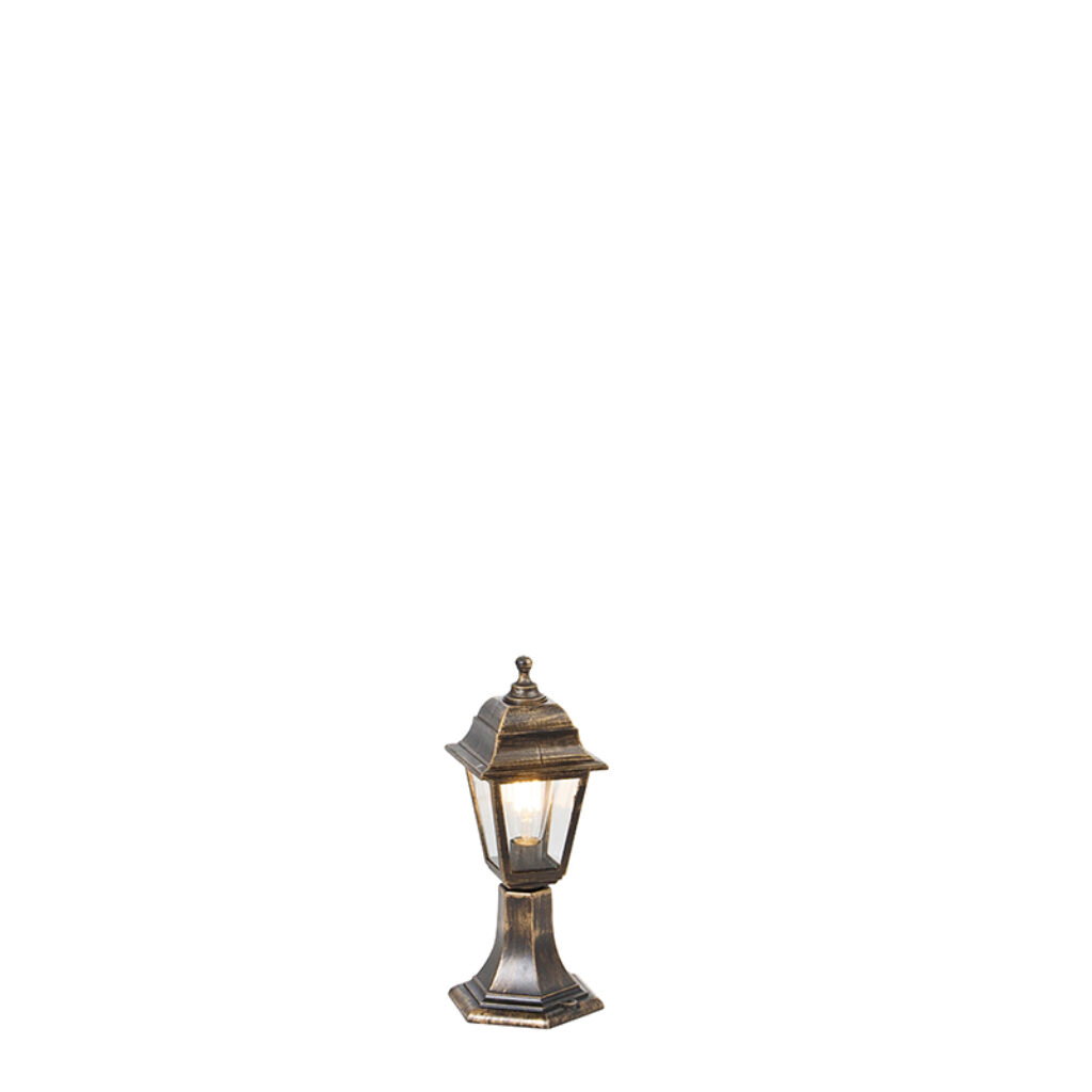staande buitenlampen Klassiek buiten paaltje goud 44 cm IP44 Capital GlasKunststof Een mooi dat tijdloos is afgewerkt in maar met een klassieke en romantische