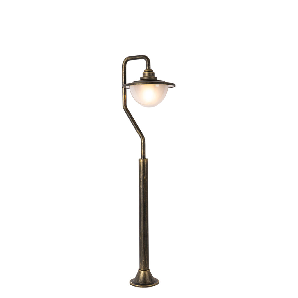staande buitenlampen Klassieke buiten lantaarn antiek goud 100 cm IP44 Bruges Roestvrij staal