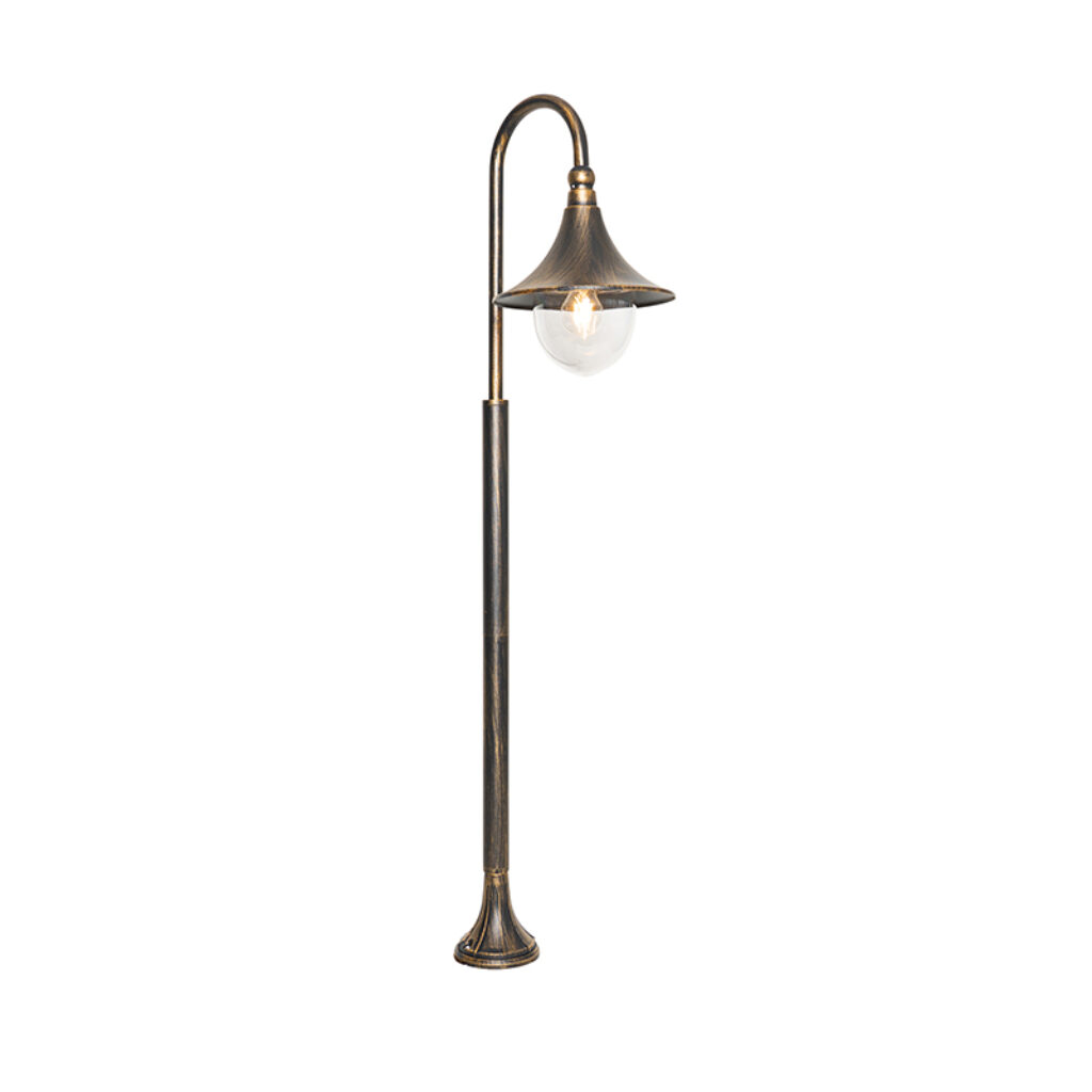 staande buitenlampen Klassieke buiten lantaarn antiek goud 100 cm IP44 Daphne AluminiumKunststof Buiten is een echte Zijn chique uitstraling maakt het voor in