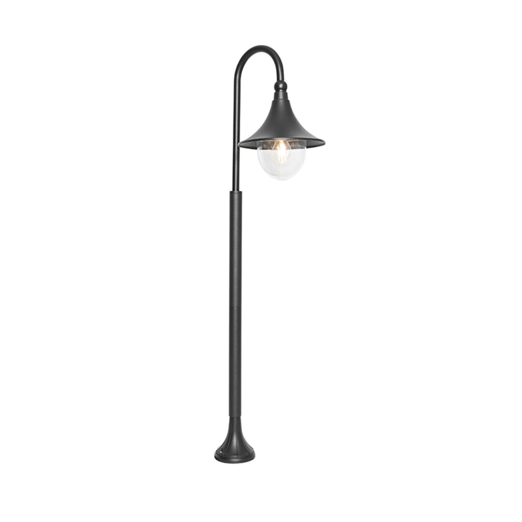 staande buitenlampen Klassieke buiten lantaarn zwart 125 cm IP44 Daphne AluminiumKunststof Zwart Buiten is een echte Zijn chique uitstraling maakt het voor in