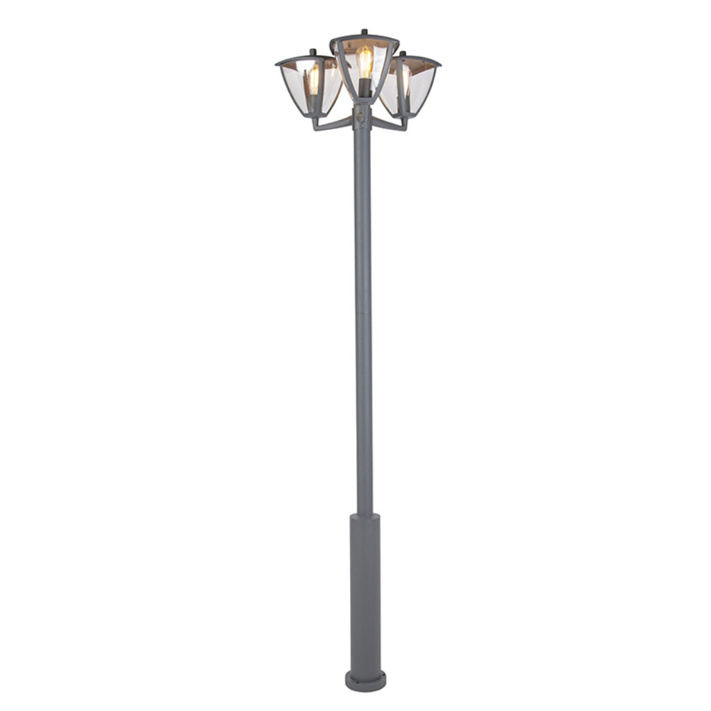 staande buitenlampen Klassieke buitenlantaarn antraciet 230cm Platar AluminiumKunststof Donkergrijs Deze hippe lantaarn is de aanvulling voor jouw tuin. Het