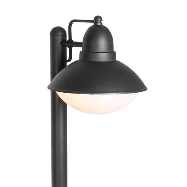 Modern buiten paaltje zwart 100 cm IP44 - Marcel - Afbeelding 2