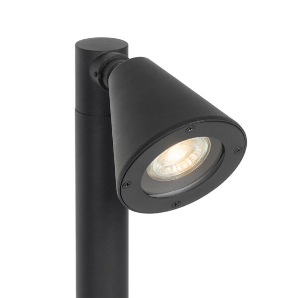 Modern buiten paaltje zwart 60 cm IP44 verstelbaar - Ciara - Afbeelding 2