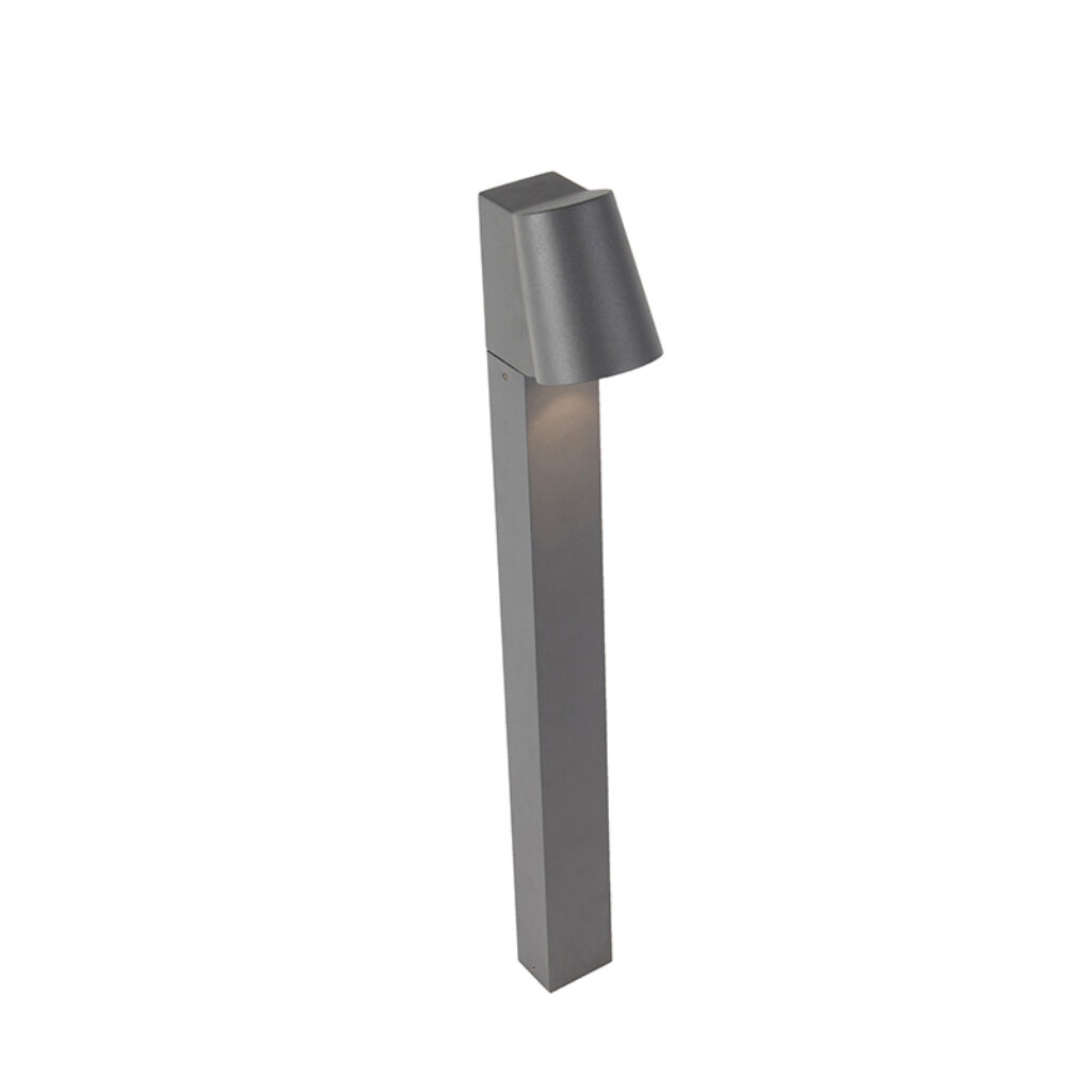 staande buitenlampen Moderne buitenlamp antraciet incl. LED Uma AluminiumGlas Donkergrijs Een moderne speciaal voor De hoort echt thuis in een omgeving. Doordat