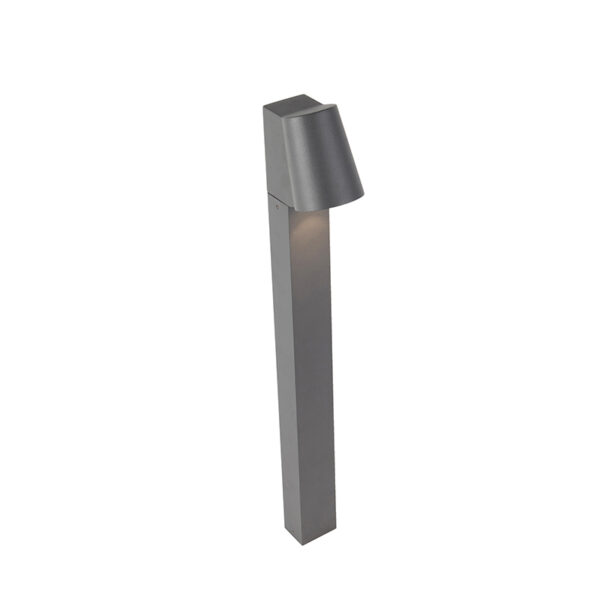 staande buitenlampen Moderne buitenlamp antraciet incl. LED Uma AluminiumGlas Donkergrijs Een moderne speciaal voor De hoort echt thuis in een omgeving. Doordat