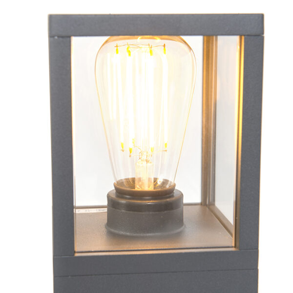 Moderne staande buitenlamp 65cm antraciet IP54 - Zaandam - Afbeelding 2