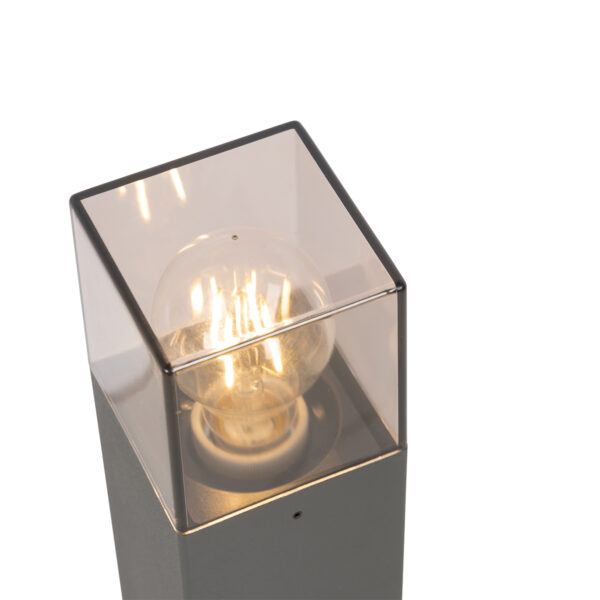 Moderne staande buitenlamp 50 cm donkergrijs IP44 - Denmark - Afbeelding 2