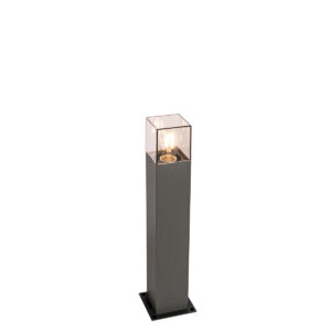 staande buitenlampen Moderne buitenlamp 50 cm donkergrijs IP44 Denmark AluminiumKunststof Donkergrijs