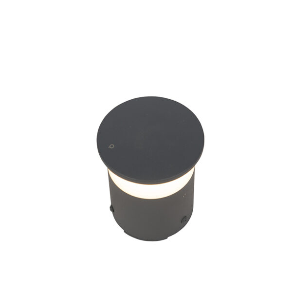Moderne buitenlamp donkergrijs incl. LED - Bar - Afbeelding 2
