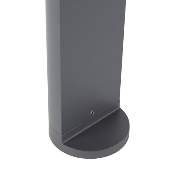 Moderne staande buitenlamp donkergrijs 70cm incl. LED - Harry - Afbeelding 2