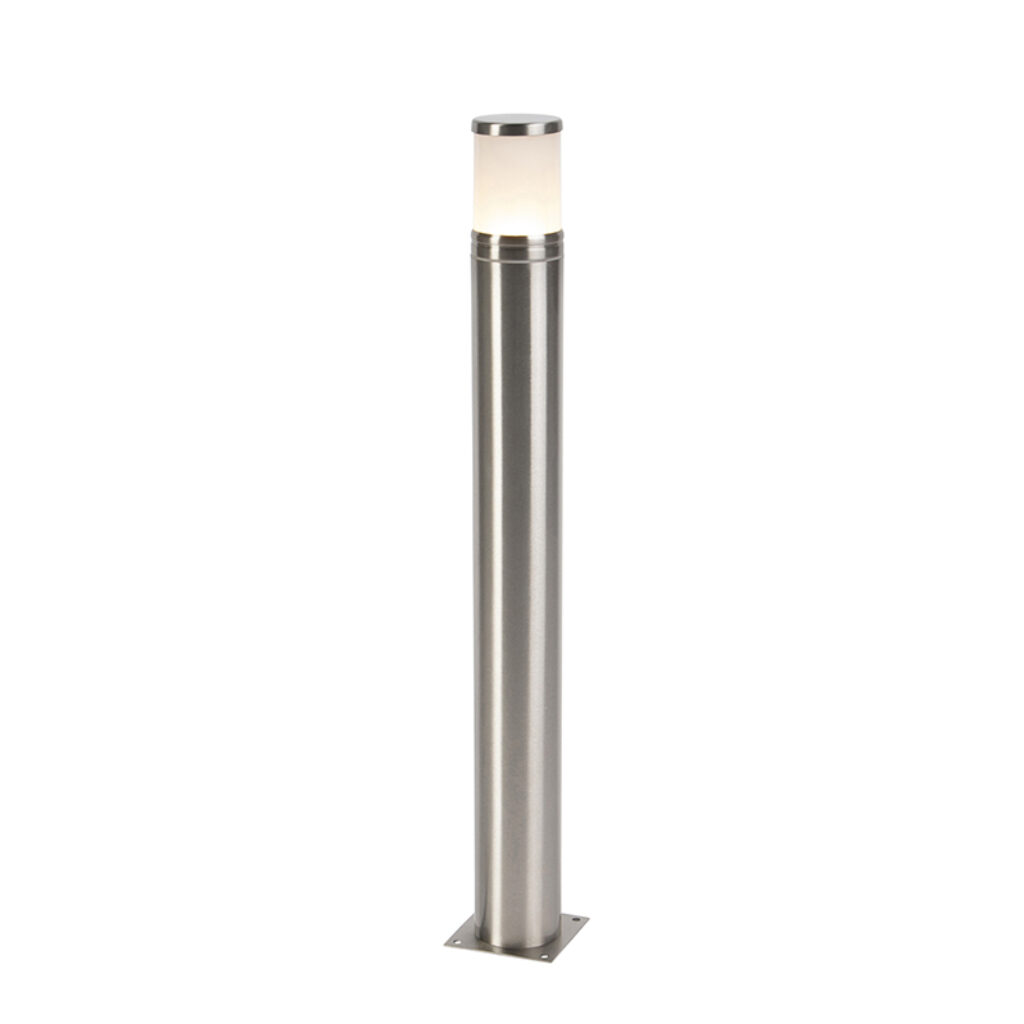 staande buitenlampen Moderne buitenlamp staal 70 cm Dopey Roestvrij Staal De zal een echte aanwinst in zijn jouw tuin. Deze strakke lamp is mooi afgewerkt met