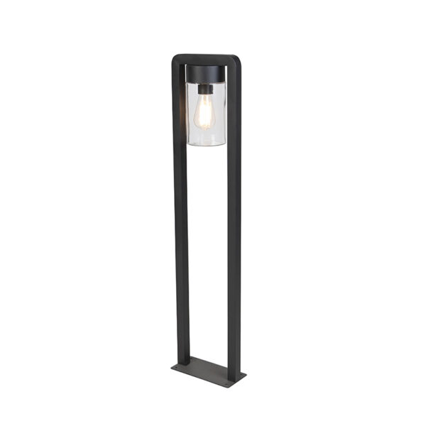 staande buitenlampen Moderne buitenlamp zwart IP44 Jarra Balanco Roestvrij staal Zwart Wat een elegante verschijning deze Balanco. Hij is mooi afgewerkt in
