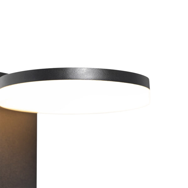 Moderne staande buitenlamp zwart 50 cm incl. LED IP44 - Esmee - Afbeelding 2