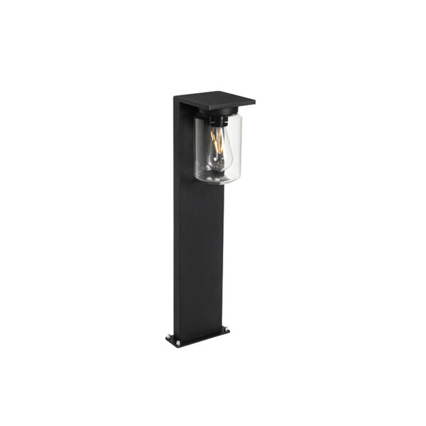 staande buitenlampen Moderne buitenlamp zwart 65 cm IP54 Marshall AluminiumGlas Zwart Voeg sfeer toe aan je buitenomgeving met de Marshall. Super mooi naast