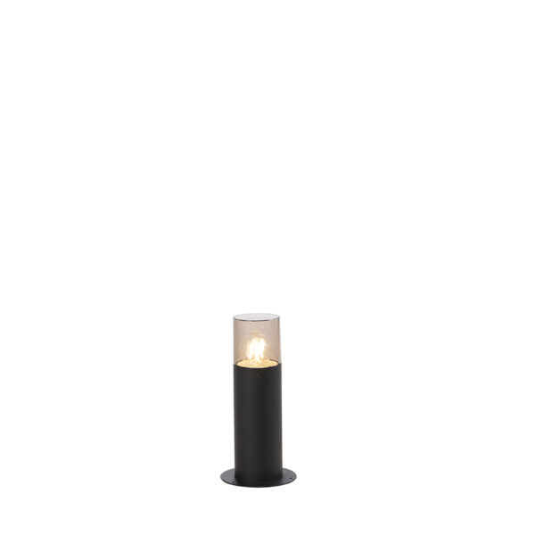 staande buitenlampen Moderne buitenlamp zwart 30 cm Odense Roestvrij staal Transparant Een echte eyecatcher als buitenverlichting is deze Dit buitenarmatuur